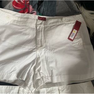 Brand new with tags. Merona brand from target. White womens shorts.